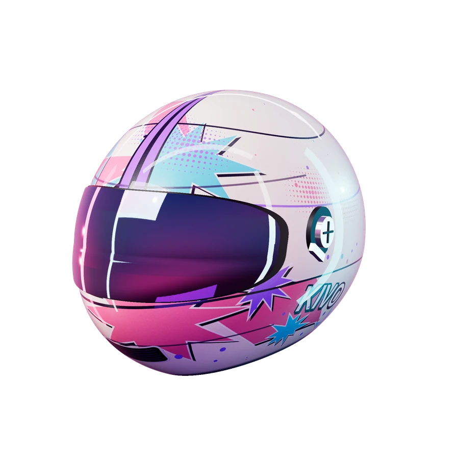 Kivo Studio racing helmet